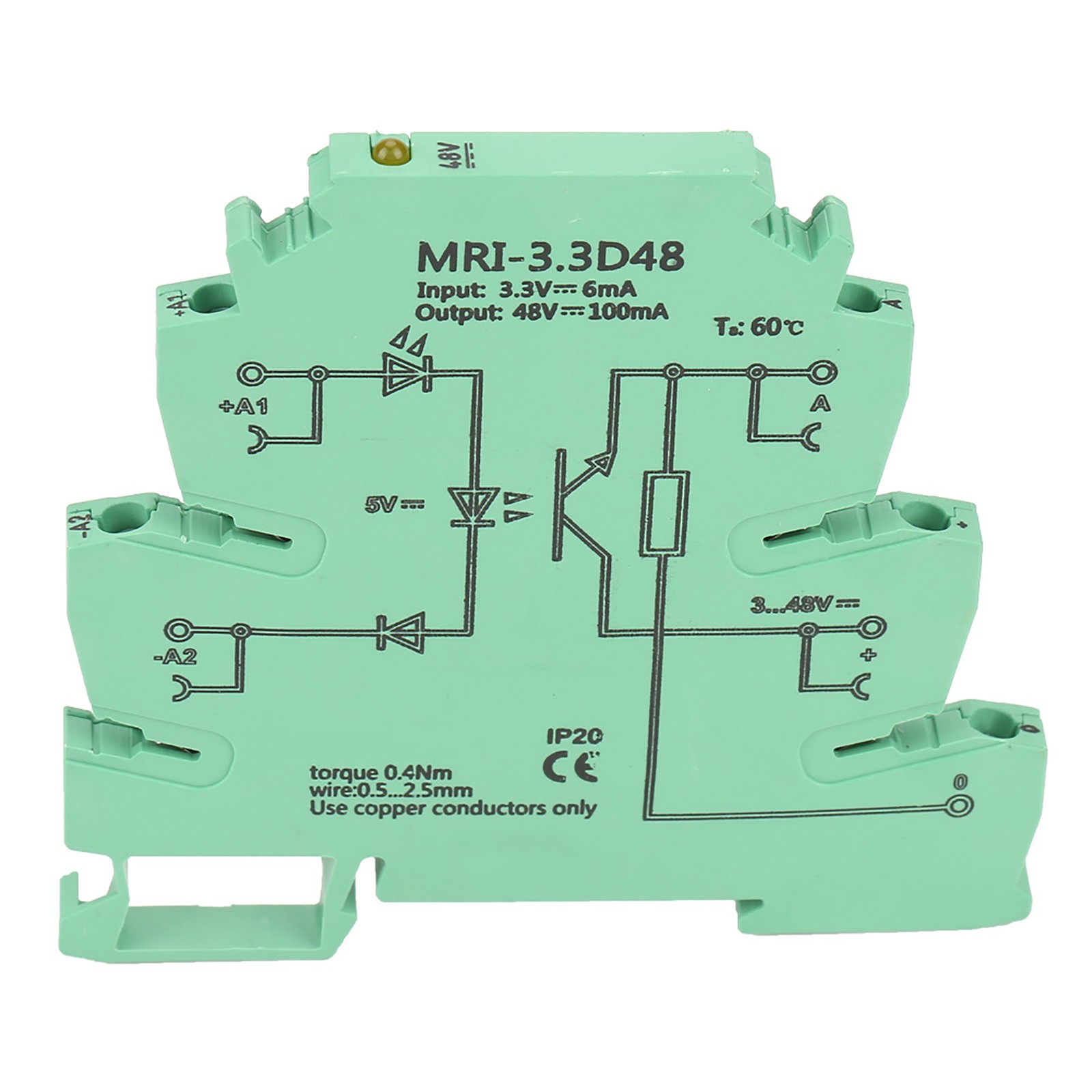 MRI-3.3D48 Photoelectrical Coupling Relay Isolating Module For PLC Premium
