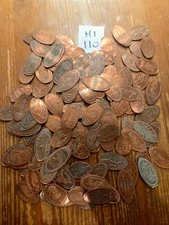 100+ Assorted Pressed Elongated Pennies From Hawaii See Description