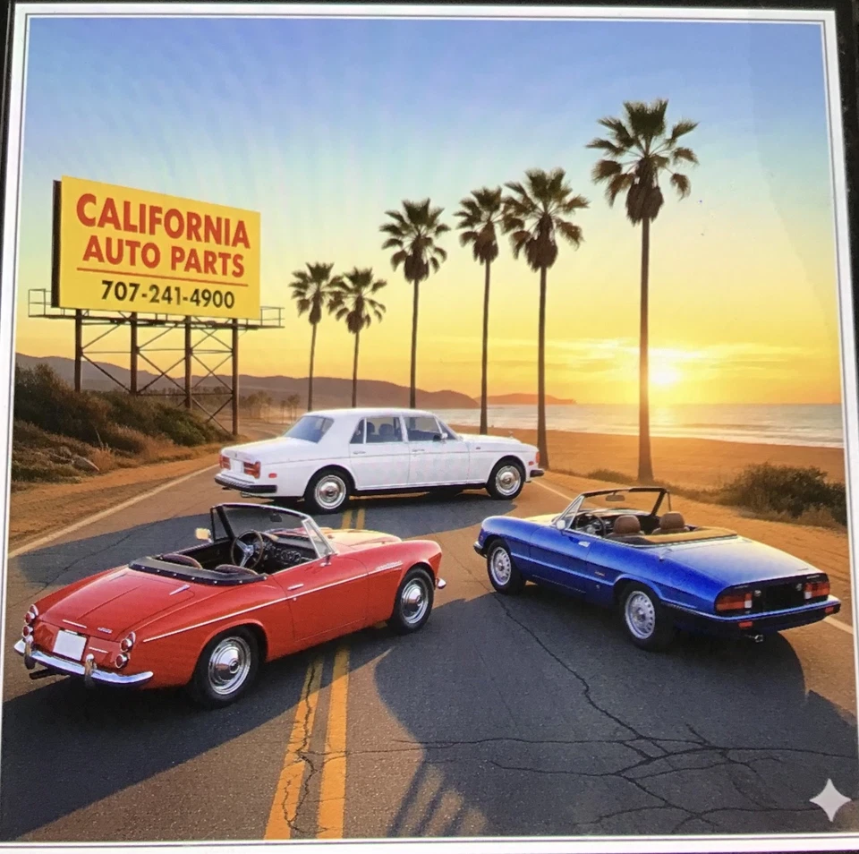 1977 年阿尔法罗密欧蜘蛛右前灯和镀铬装饰戒指 — 第 2/4 张图片