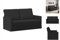 2-Sitzer Sofa Schwarz 150X81X82 Cm Stoff