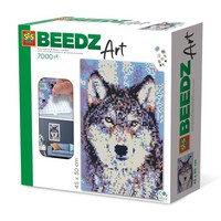 Ses Creative Wolf Beedz Art Mosaic Kit, 7000 Iron-On Beads, Unisex,... Neu