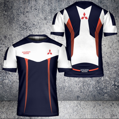 Custom Name - Men's Mitsubishi Motors Racing Sport 3D - All Size