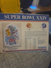 The Official NFL Super Bowl Patch Collection Super Bowl 24 49'ers vs Broncos