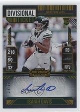 2024 Panini Contenders Rookie Divisional Ticket 29/99 Isaiah Davis #176 Auto 8d9