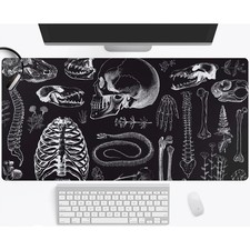 2D Gothic Dark Academia Large Mouse Pad Non-Slip Rubber Base for Office and Home