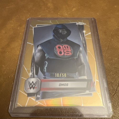 2025 Topps Chrome WWE Omos Gold Refractor #/50