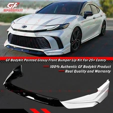 For 2025-26 Toyota Camry SE XSE GF Bodykit Pearl White Black Front Lip Splitter