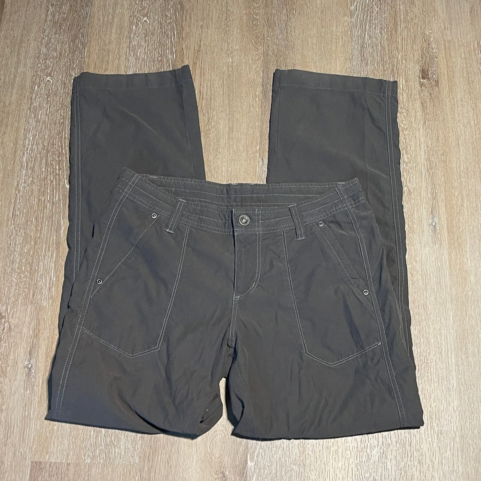 Kuhl Women Kendra Pants Size 8 Reg Gray Outdoor Casual Hiking Travel Stretch EUC - Image 2 of 4