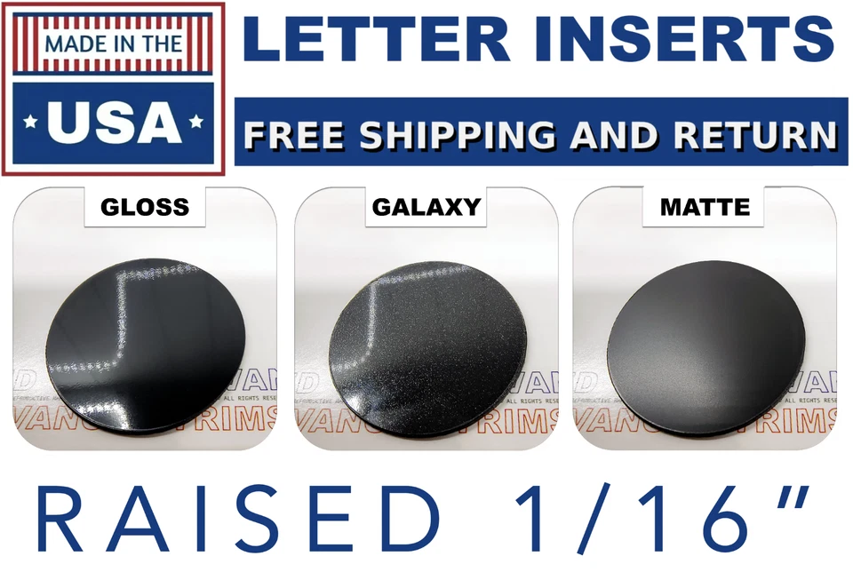 WHITE Rear Bumper Plastic letters - 1997-2003 Pontiac Grand Prix NOT VINYL - Image 3 of 4