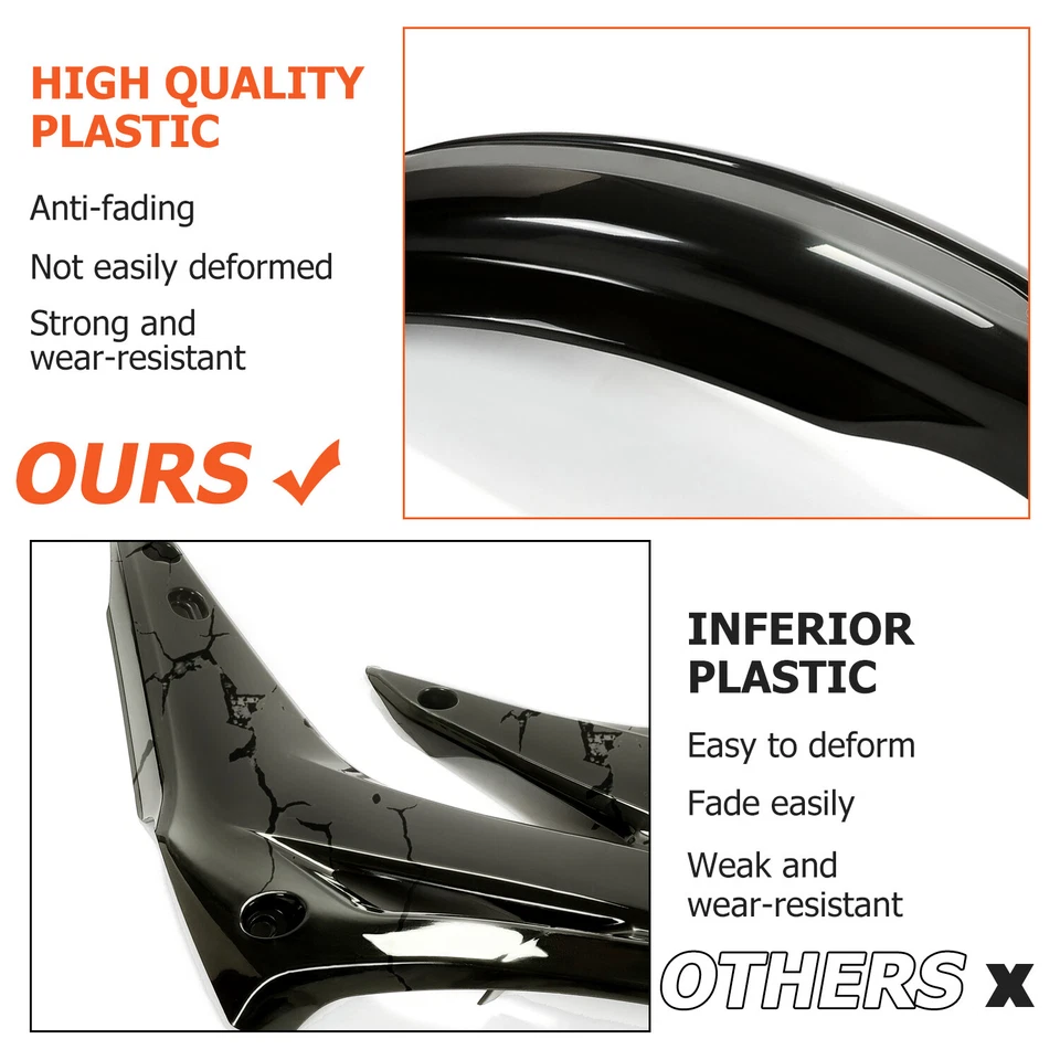 Kit de placa de carenado de carrocería rediseñada para Honda CR85R/CR85RB 2003-2007 Foto 3 de 4