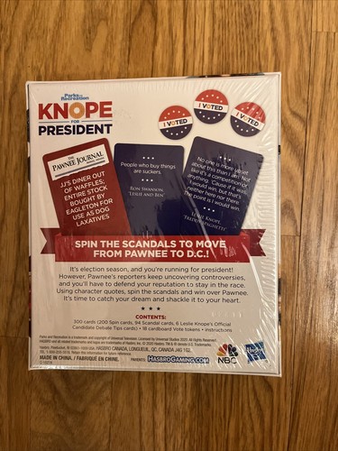 Parks And Recreation Knope For President Party Card Game for Ages 14 and Up - 第 2/2 張圖片
