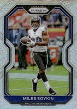 2020 Panini Prizm #40 Miles Boykin #40 Silver Prizm Baltimore Ravens Football