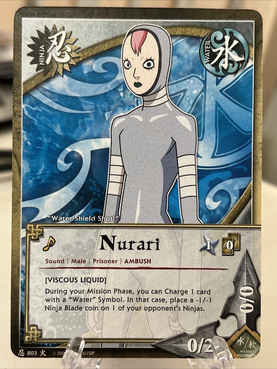 Naruto CCG 1st Edition Nurari 803 Water Ninja | eBay