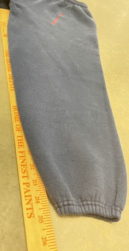 Kids Vintage Soffe Fleece Blue St. Hugh Sweat Pants Boys Large - Picture 4 of 8