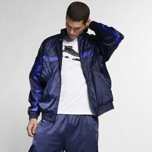 Nike Air Jordan Sportswear Satin AJ 5 Jacket Men's Size XL Nike Air Jordan Sportswear Satin AJ 5 Jacket Men's Size XL