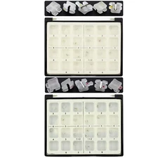 Orthodontic Metal Reinforced Ceramic Bracket Braces Roth 018 3 hooks 3M Clarity