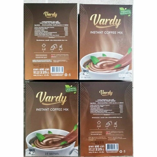 VARDY Diet Coffee Instant Mix Loss Weight Control Stevia Coconut Creamer No Fat - Picture 11 of 11