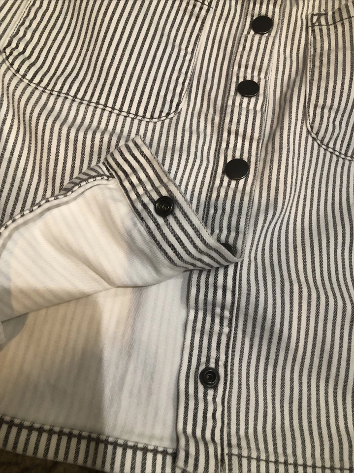 Falda a rayas Kimchi azul ferrocarril mujer-2 Foto 3 de 4