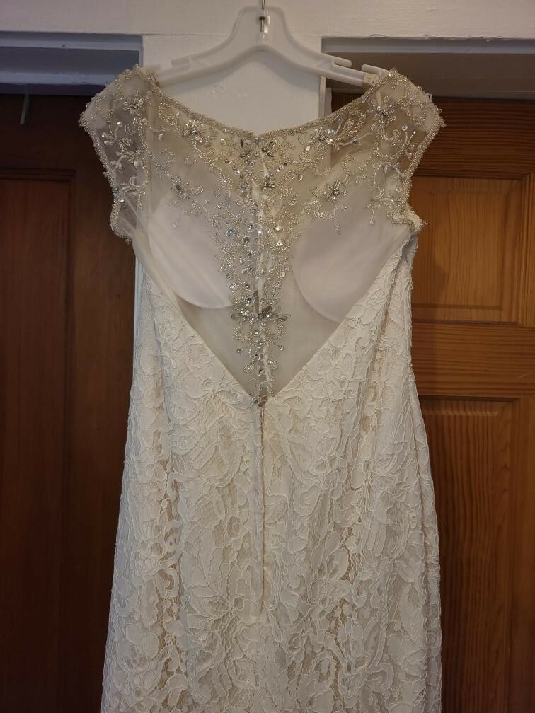 Alfred Angelo Wedding Dress 2524- Ivory- Size 8 -… - image 5