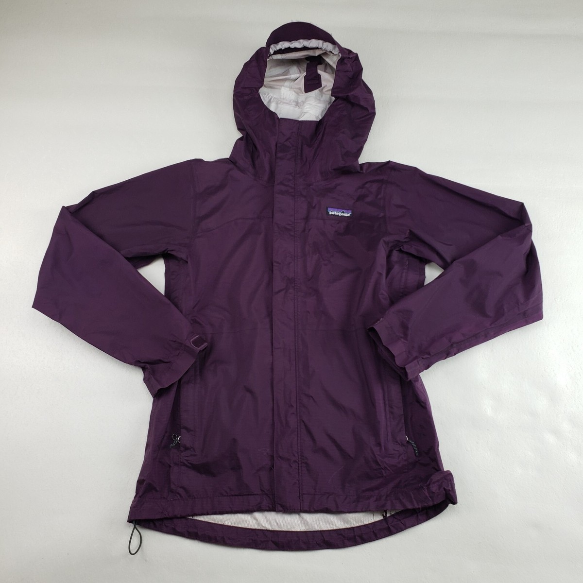 Patagonia H2NO Hooded Rain Jacket Womens XS Purple Full Zip Winter 