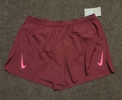 Nike AeroSwift Dri-FIT ADV 2” Racing Shorts Brief Lined Mens Sizes Red NEW  $90