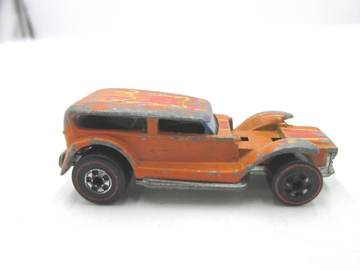 Vintage Mattel Hot Wheels 1969 Orange Prowler w/ Redline Tires