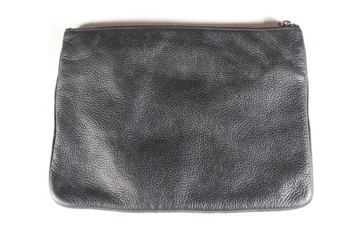 Coach Gummy Bear Pouch Black Leather Dept. of Corrections Pop Art Clutch Bag b3 - Picture 7 of 8