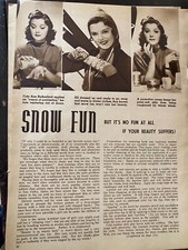 Ann Rutherford, Two Page Vintage Clipping