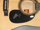 CHRIS YOUNG SIGNED NATURAL ACOUSTIC GUITAR AUTOGRAPHED JSA COA  — photo 2