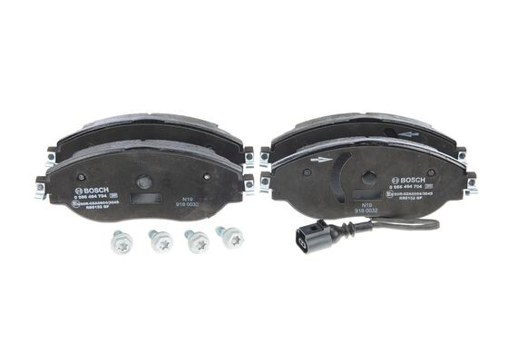 Plaquettes de frein à disque BOSCH 0986494704 auto VW SEAT