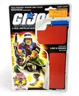 Law & Order V1 Vintage GI Joe Full Card Back Uncut File Card 1987 Hasbro ARAH