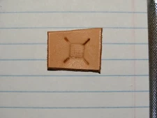 Vintage Craftool USA G548 geometric punch stamp tool