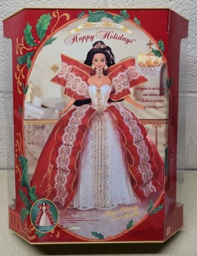 Muñeca Barbie Felices Fiestas 1997 Edición Especial Navidad NISB - Imagen 3 de 7