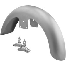 RC Components Front Fender Kit w/Chrome Adapters, For 26" Wheel, 6" W | FNDRKT26