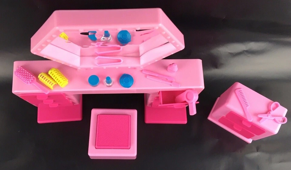 Juego de tocador Barbie y los rockeros solo tocador Arco años 80 Foto 4 de 4