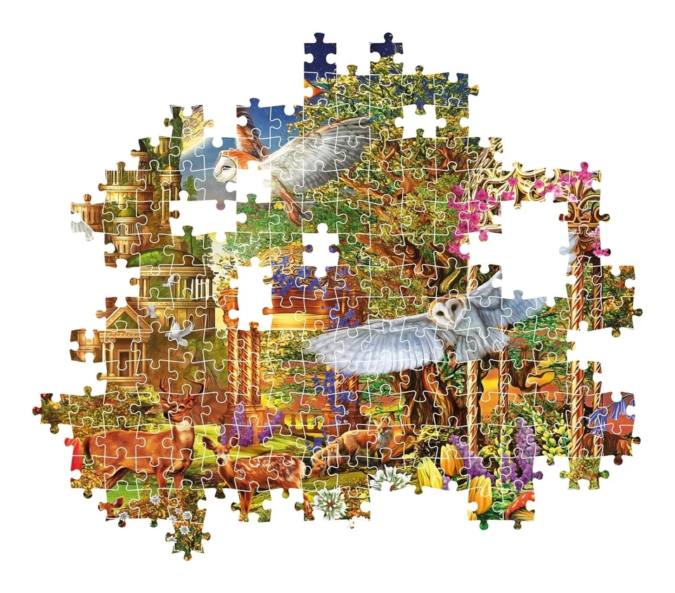 Clementoni Puzzle 1500 pz Woodland Fantasy Garden 18a+ (84,3x59,2cm) HIGH - Immagine 4 di 4