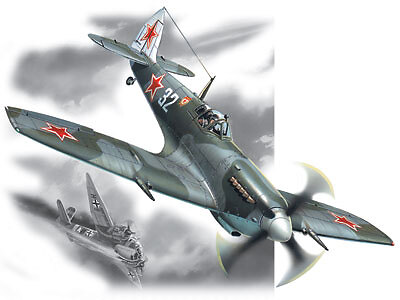 (ICM48066) - ICM 1:48 - Spitfire LF.IXE, WWII Soviet Air Force Fighter