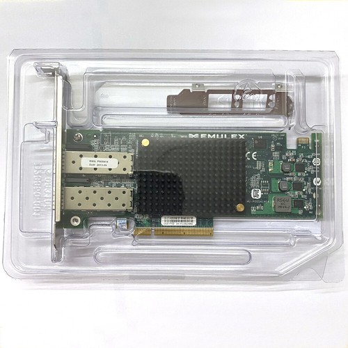 Adaptateur serveur SFP Emulex P005414 IBM 95Y3766 OCE11102 2 ports PCI-e 10 Go/s - Photo 1/5