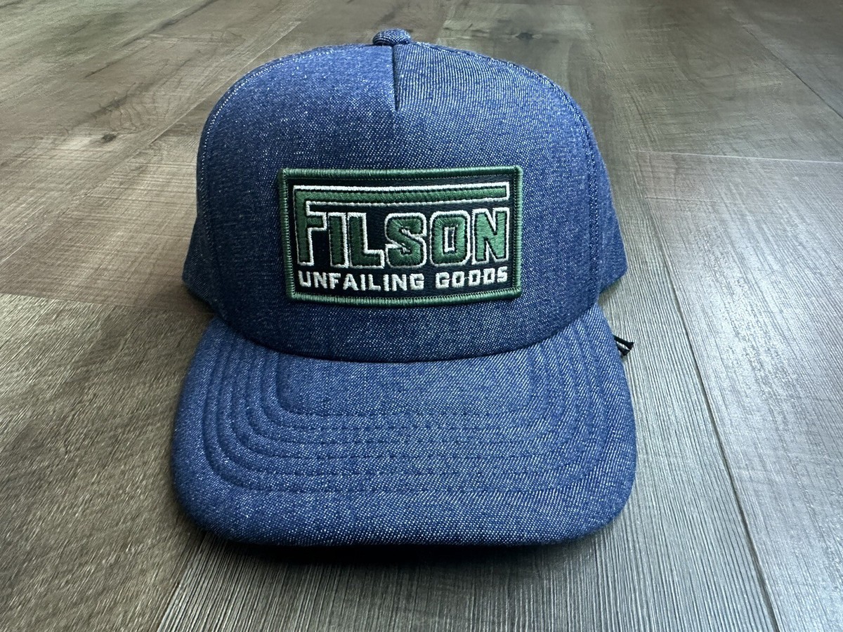 フィルソン　ハット FILSON - Harvester Cap - Denim Blue - Adjustable Snap