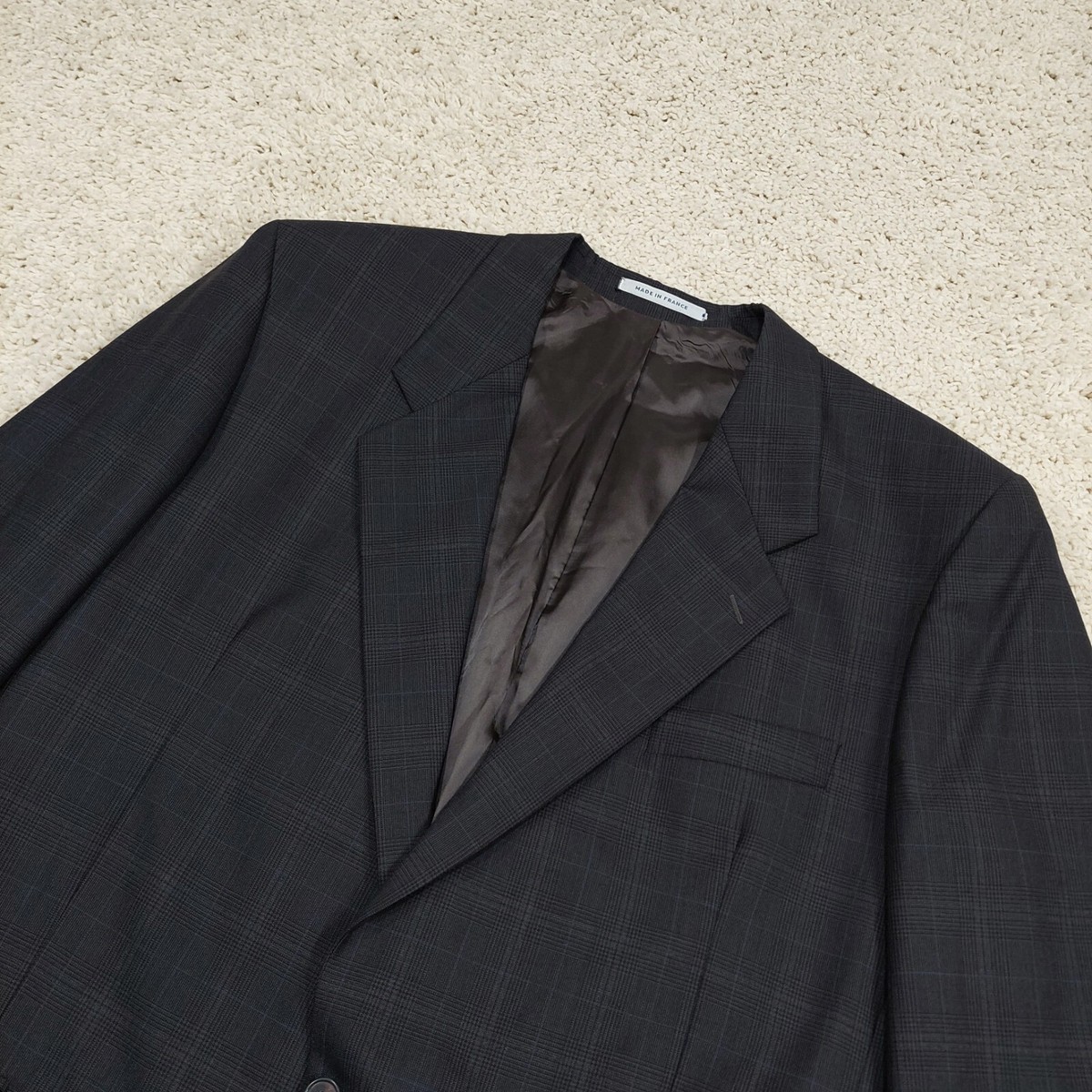 Yves Saint Laurent YSL Vtg 80s Men's 44R Plaid Wool Sports