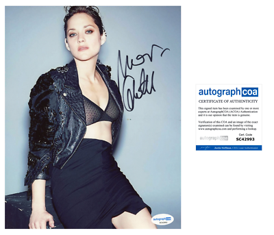 Marion Cotillard Sexy Autographed Signed 8x10 Photo ACOA | eBay