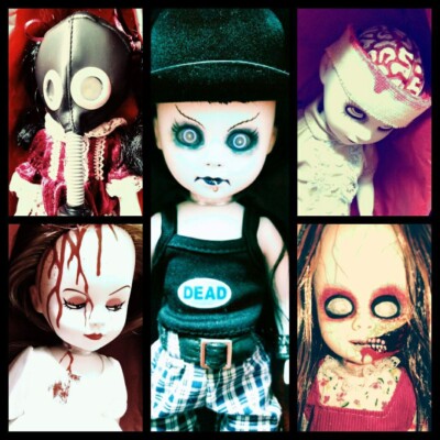 Living Dead Dolls Series 9 SET of 5 ‐ ELISA DAWN PURDY Blue Living Dead Dolls Series 9 SET of 5 ‐ ELISA DAWN PURDY Blue