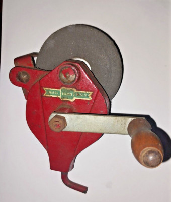 Vintage tool Wards Eclipse manual Hand Crank Grinder