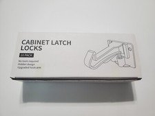Upgraded Invisible Baby Proofing Cabinet Latch Locks 10 Pack - No Tools Needed