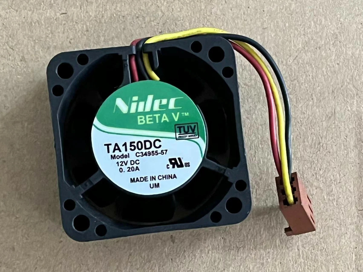 1PC Nidec Fan TA150DC C35532-57 DC 12V 0.14A 40*40*28mm 1PC Nidec Fan TA150DC C35532-57 DC 12V 0.14A 40*40*28mm