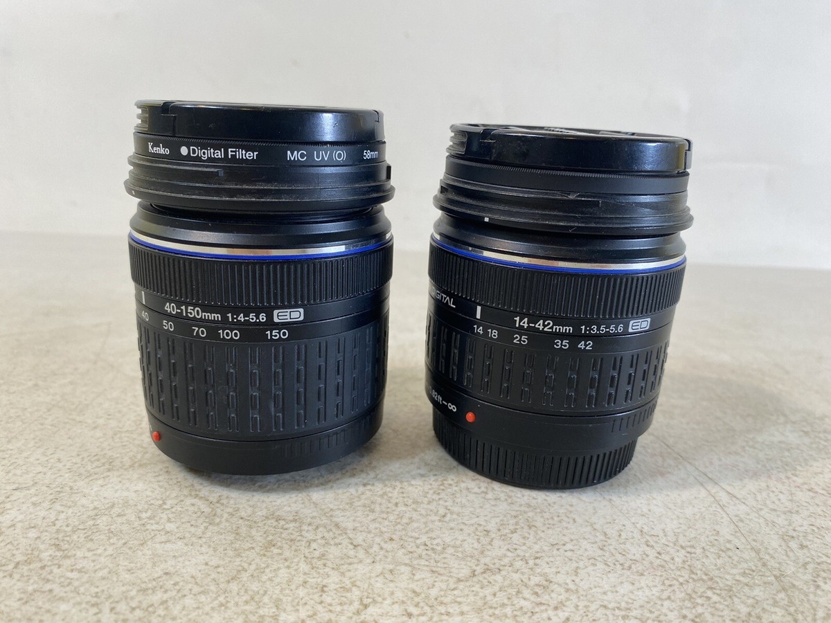 Olympus zuiko Digital 40-150mm & 14-42mm Camera Lenses 15E68 | eBay