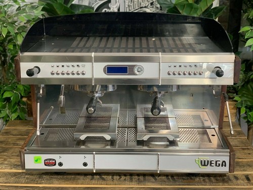 WEGA CONCEPT 2 GRUPPEN HOLZ ESPRESSO KAFFEEMASCHINE GEWERBLICHES CAFÉ... - Bild 5 von 12