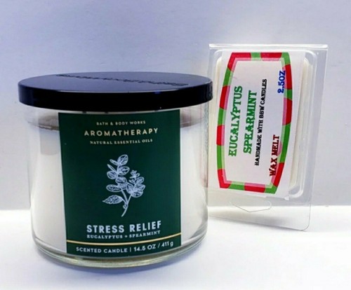 EUCALYPTUS SPEARMINT -Bath & Body Works Candle Wax Melts- $6 per pack - Picture 7 of 8