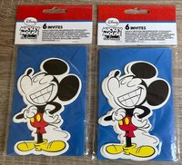 Mickey Mouse 12 Einladungskarten Zum Kindergeburtstag Einladung Jungen, MäDchen