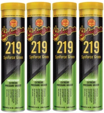 Schaeffers 02192-029 SynForce Green NLGI #2 Grease H Duty waterproof  (4 Tubes)